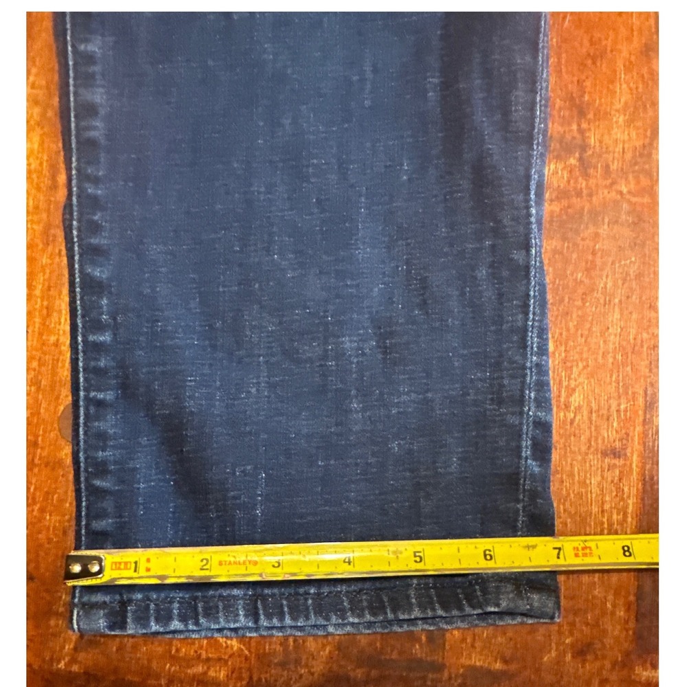 Chico's So Slimming Girlfriend Slim Leg Ankle Jeans Women 14R Dark Wash - Picture 4 of 11
